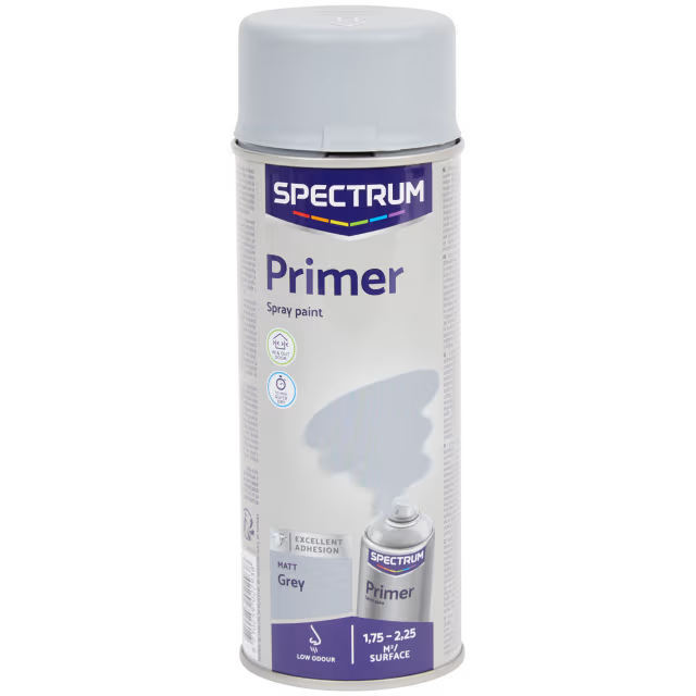 Primer spuitverf mat grijs 400 ml