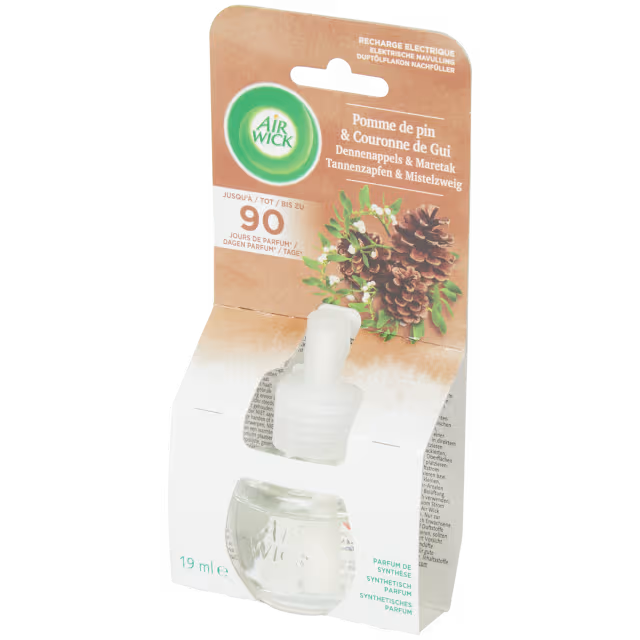 Air Wick elektrische navulling Dennenappels & Maretak 19 ml