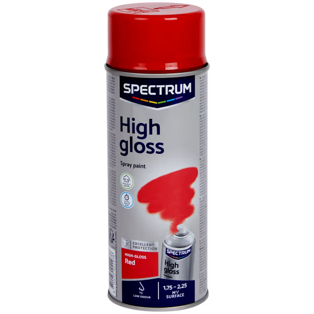 Hoogglans spuitverf rood 400 ml
