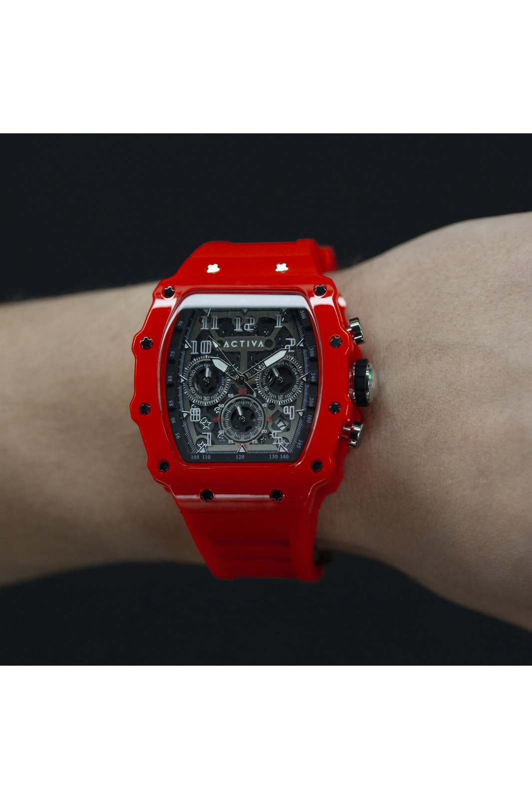 Activa ESSENTIALS ACW2305-019 Herenhorloge - Quartz Uurwerk - Plastic met Grijze Wijzerplaat - 44 mm