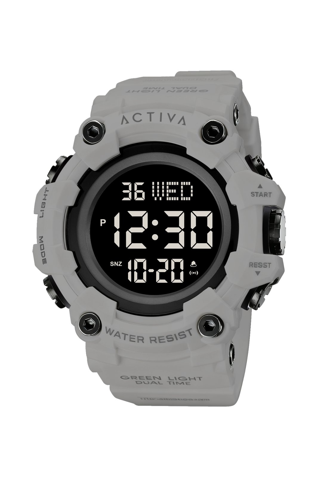 Activa DIGITAL ESSENTIALS ACW1968-008 Men's Watch - Quartz Movement - Plastic with Black Dial - 53 mm