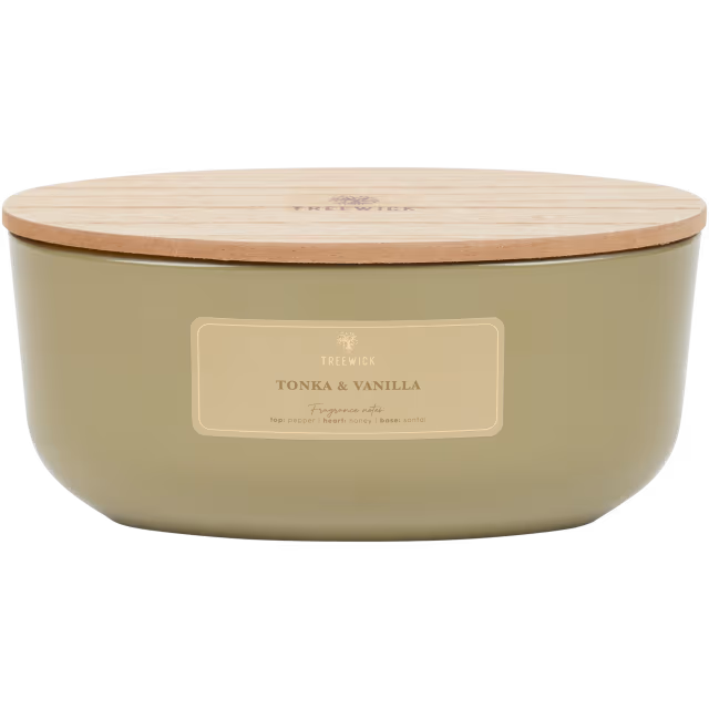 Treewick geurkaars 500 gram - Tonka & Vanilla