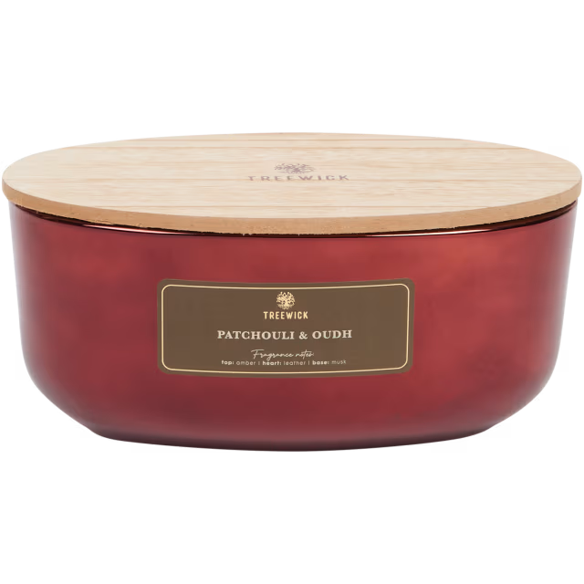 Treewick geurkaars 500 gram - Patchouli & Oudh