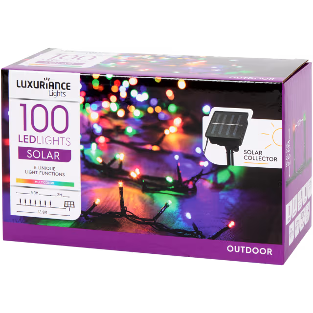 Luxuriance Lights solar lichtsnoer 12,9 meter | diverse kleuren
