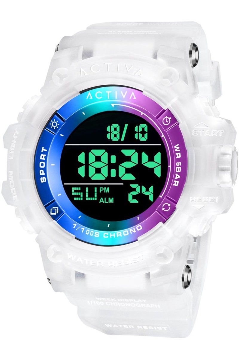 Activa Digital ACW8046-001 Heren Quartz Horloge - 50 mm