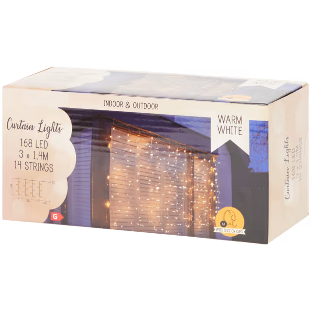 Lichtgordijn 3 x 1,4 meter