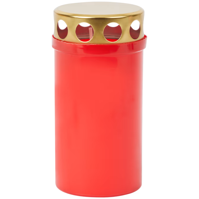 Grafkaars rood Ø 5,5 x 12 cm