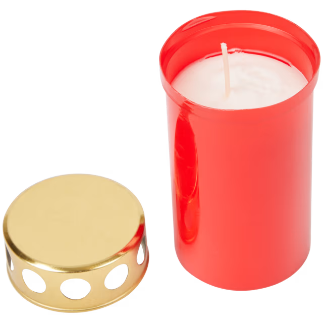 Grafkaars rood Ø 5,5 x 12 cm