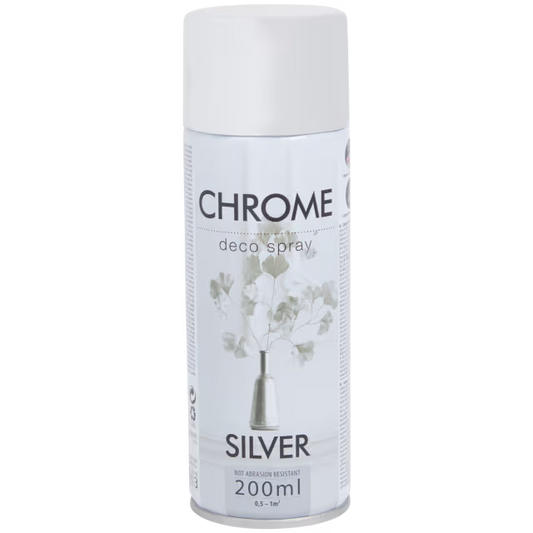 Chroom spuitverf zilver 200 ml