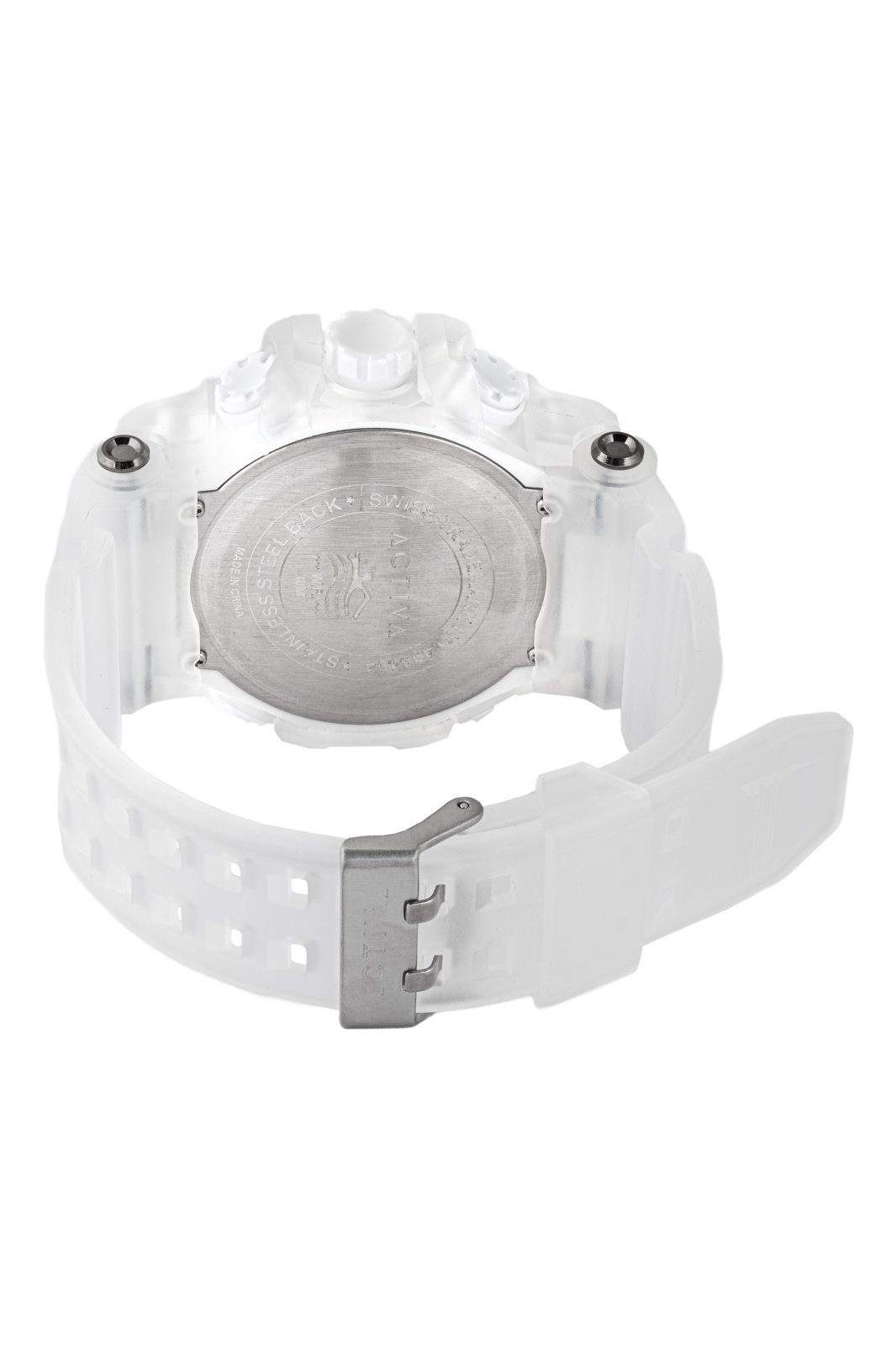 Activa Digital ACW8082-001 Herenhorloge - Quartz Uurwerk - Plastic met Zwarte Wijzerplaat - 50 mm