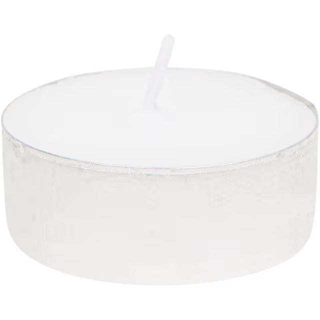 Candra theelichten wit 75 stuks