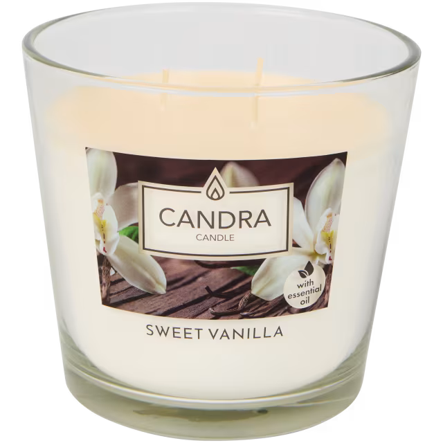 Candra geurkaars Ø 13,5 x 12,5 cm | diverse geuren