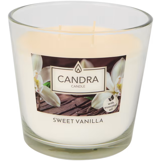 Candra geurkaars Ø 13,5 x 12,5 cm | diverse geuren