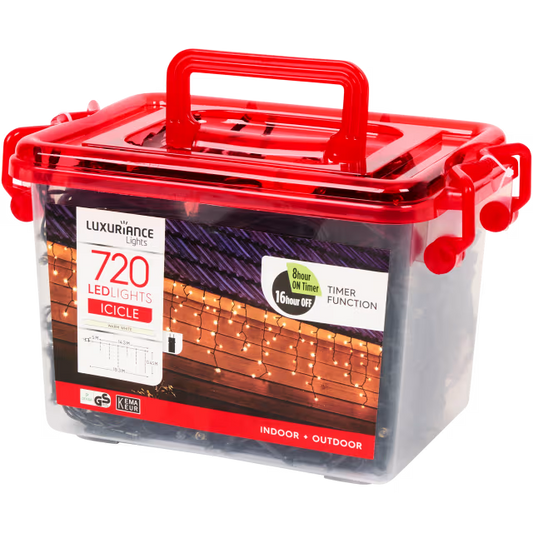 Luxuriance Lights ijspegel-ledverlichting 19 meter | 720 ledlampjes