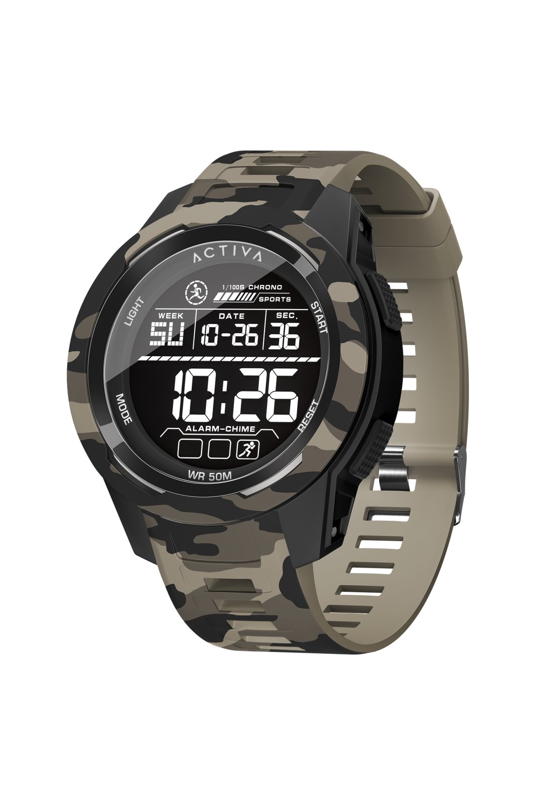 Activa X Terrain Invicta Digital Men's Watch 45mm Camouflage ACW8105MC-003