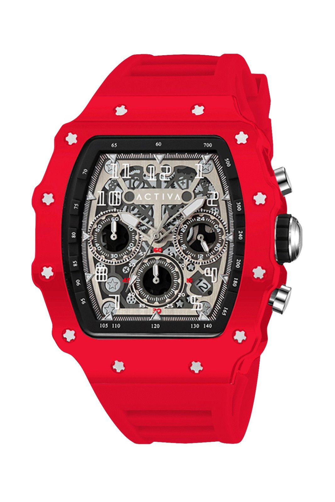 Activa ESSENTIALS ACW2305-019 Herenhorloge - Quartz Uurwerk - Plastic met Grijze Wijzerplaat - 44 mm