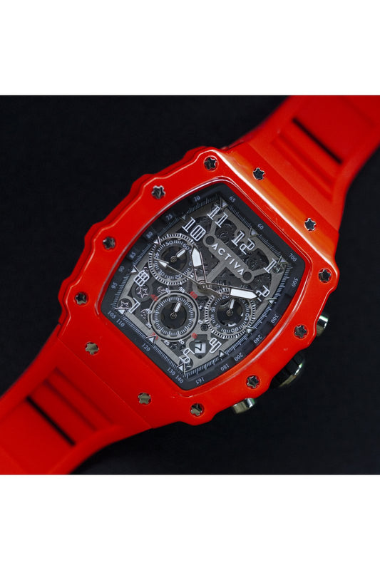 Activa ESSENTIALS ACW2305-019 Herenhorloge - Quartz Uurwerk - Plastic met Grijze Wijzerplaat - 44 mm