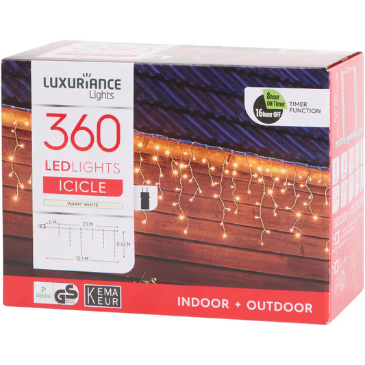 IJspegelverlichting 360 ledlampjes | 12 meter