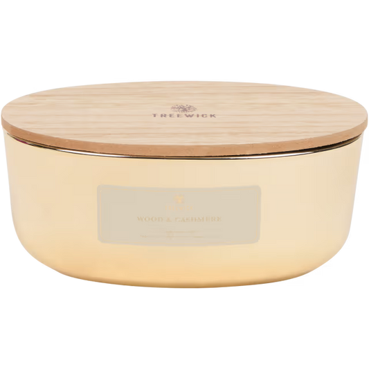 Treewick geurkaars 500 gram - Goud