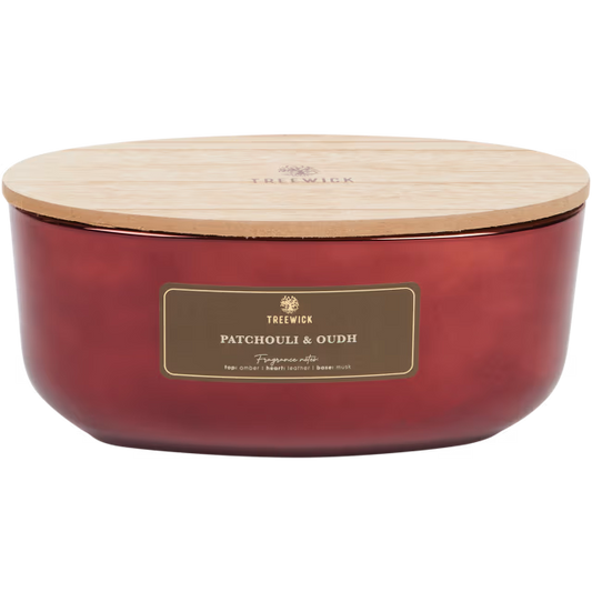 Treewick geurkaars 500 gram - Patchouli & Oudh