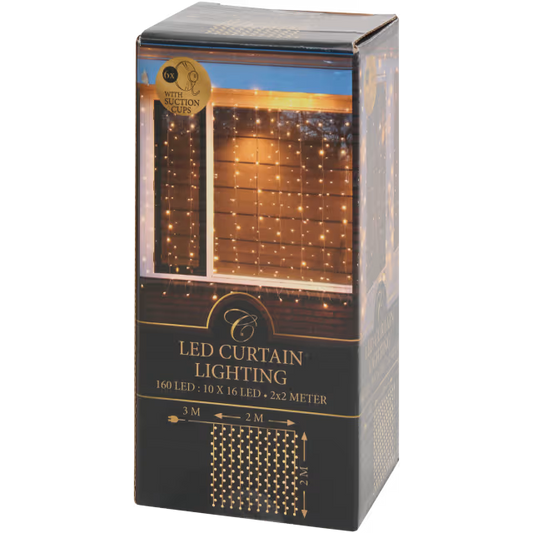 Gordijnverlichting 160 leds | 200 x 200 cm