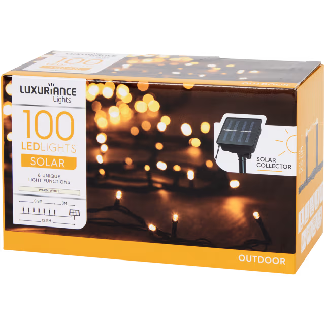 Luxuriance Lights solar lichtsnoer 12,9 meter | diverse kleuren