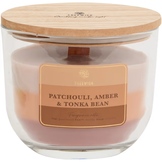 Treewick geurkaars - Patchouli Amber & Tonka Bean
