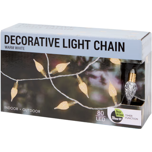 Kerstverlichting 80 led | 8,9 meter