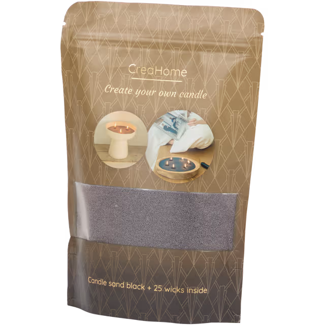 Kaarsen-wax-zand 250 gram | diverse kleuren - Zwart - Roze - Wit