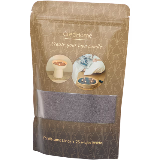 Kaarsen-wax-zand 250 gram | diverse kleuren - Zwart - Roze - Wit