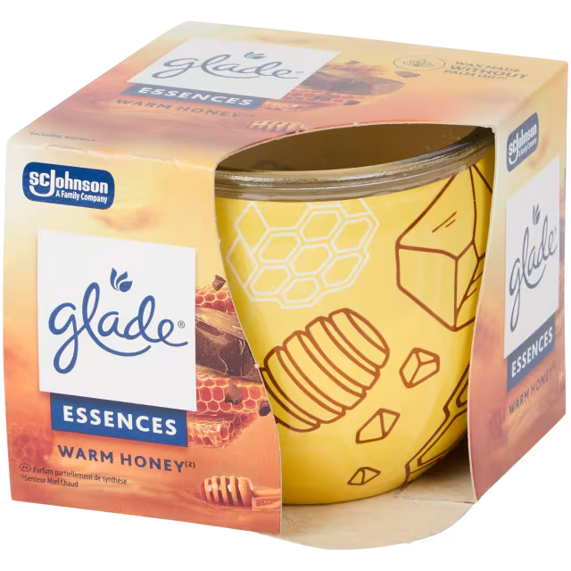Glade Essences geurkaars - Honing of Vanilla