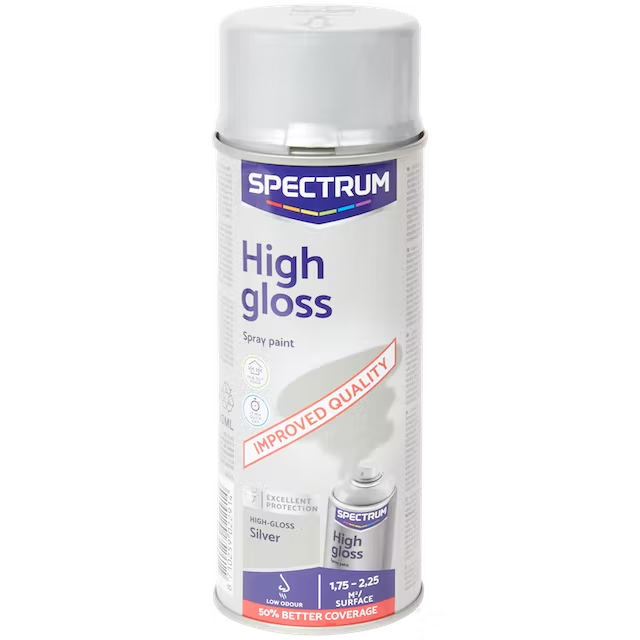 Spuitlak Metallic Zilver 400 ml - Sneldrogend - RAL 7001