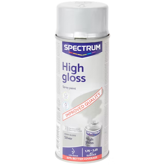 Spuitlak Metallic Zilver 400 ml - Sneldrogend - RAL 7001